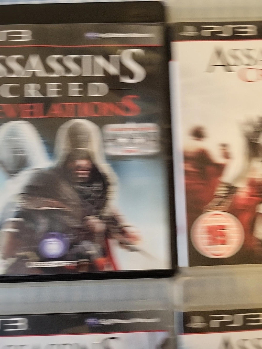 PS3 Assassins Creed Bundle Of 4 Games 2,Brotherhood, Black Flag Revelations