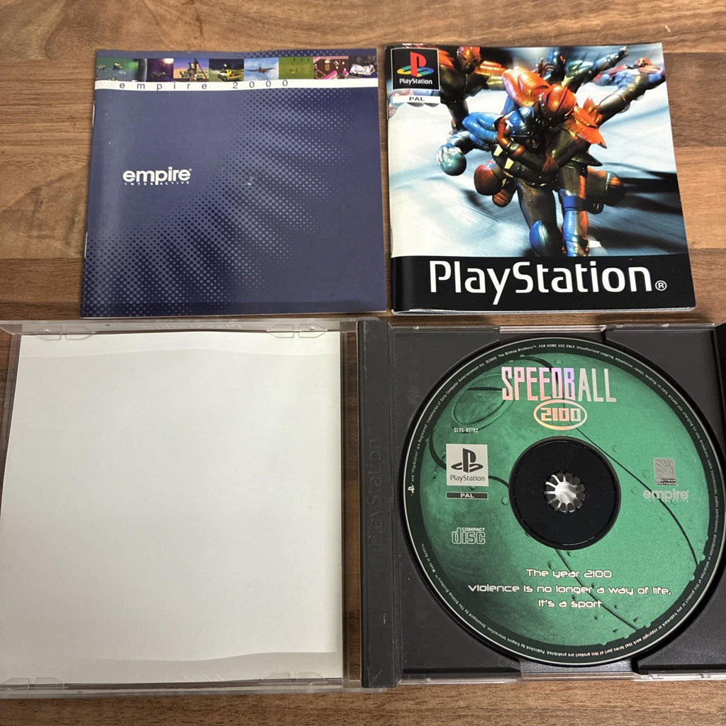 Speedball 2100 PlayStation 1 Game PS1 complete with manual In near Mint Conditio