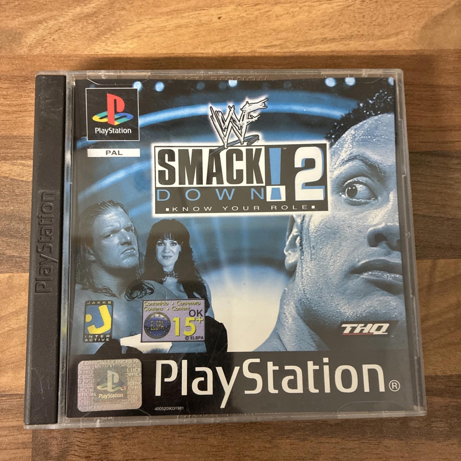 WWF SmackDown 2: Know Your Role (Sony PlayStation 1, 2001) - US Version
