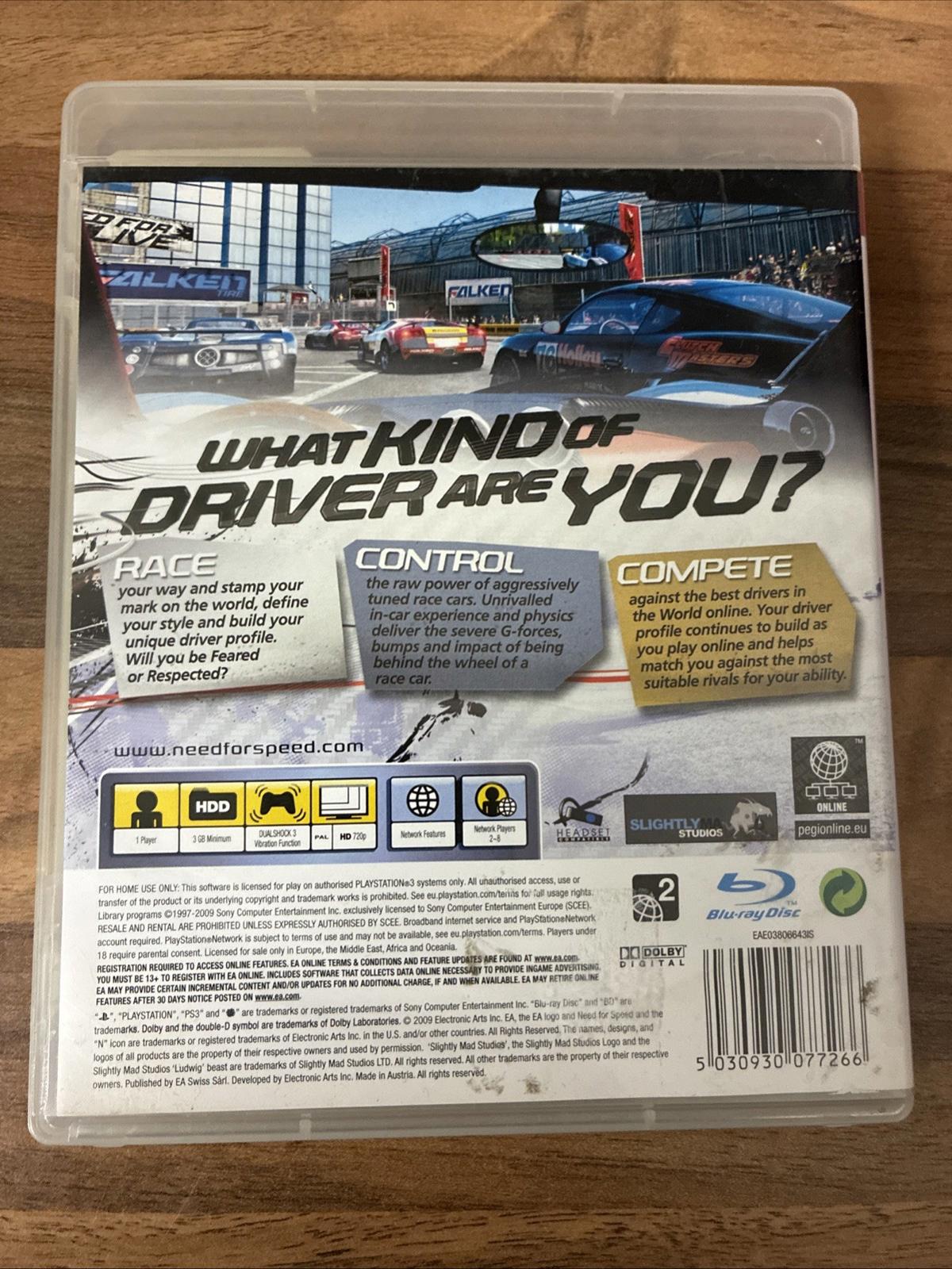 Need For Speed: Shift - Playstation 3 - Complete With Manual - VGC.