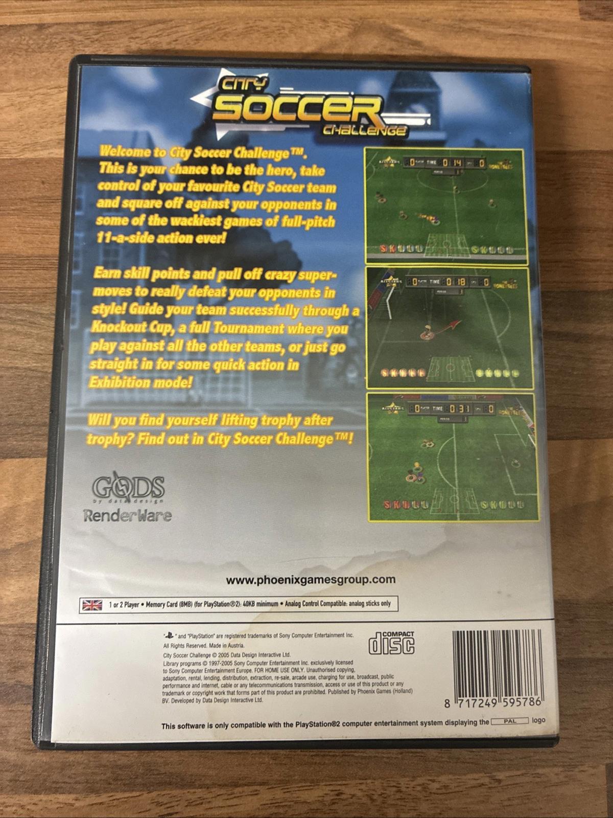 City Soccer Challenge (Sony PlayStation 2 PS2 2006) with Manual Near Mint