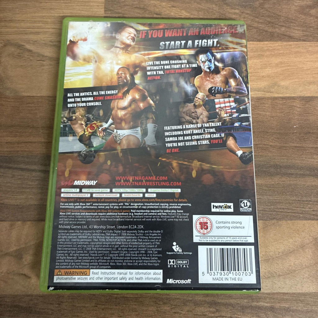 TNA Impact (Xbox 360 2008) Video Game