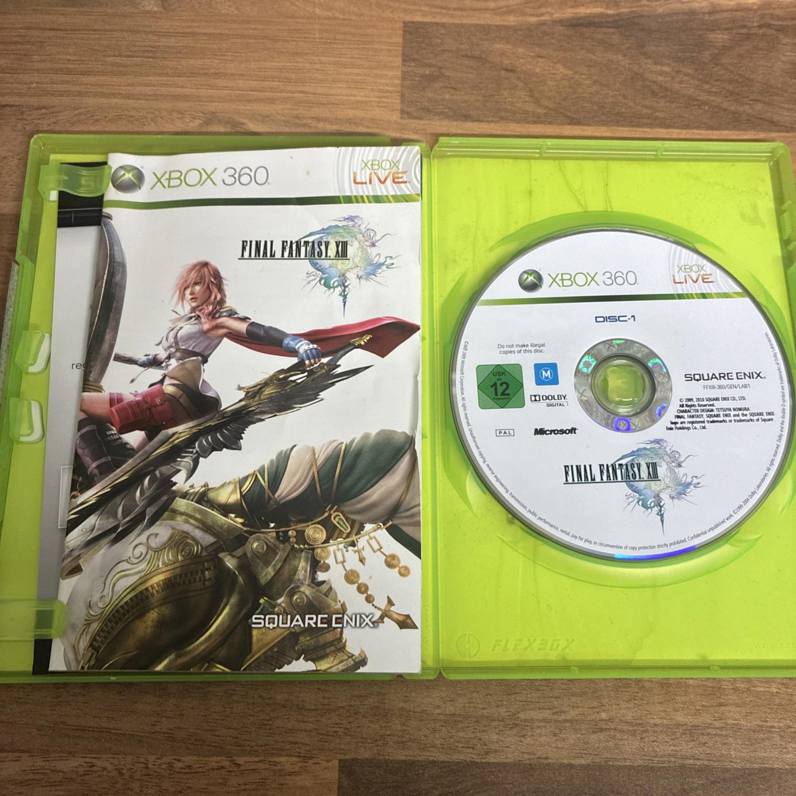 Final Fantasy XIII (Microsoft Xbox 360, 2010) - European Version