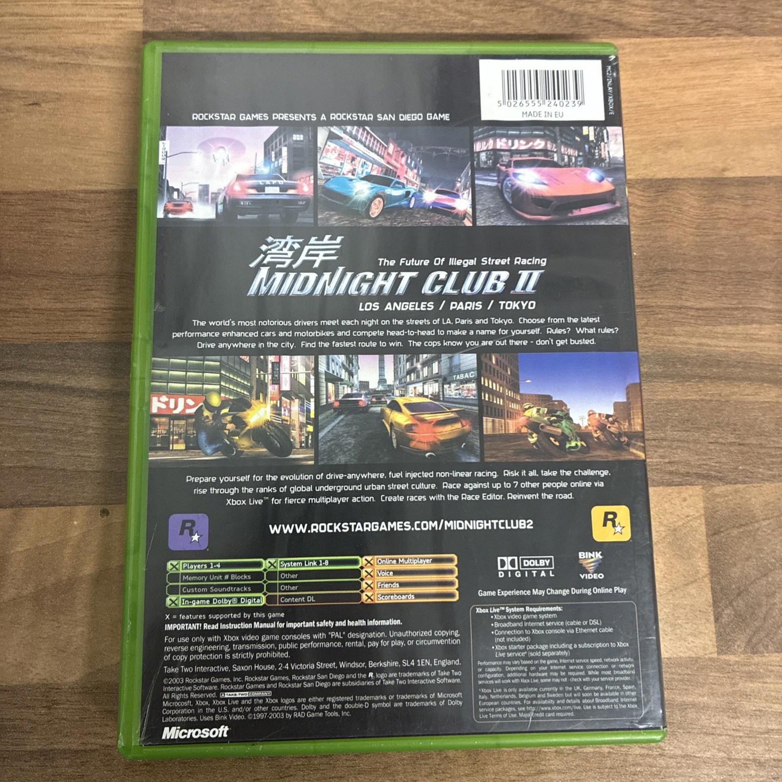 Midnight Club II (Microsoft Xbox, 2003)