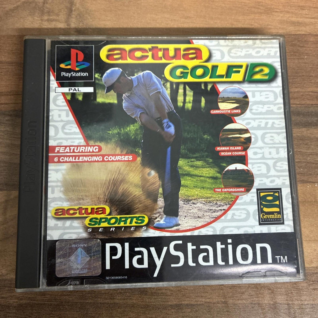 Actua Golf 2 - Sony Playstation 1 PS1 Complete With Manual Vgc