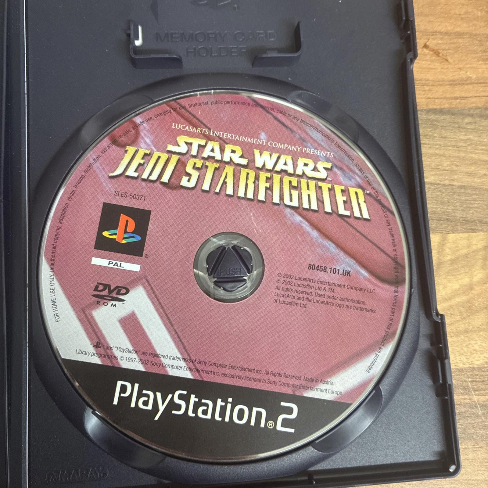 Star Wars Jedi Starfighter Sony PlayStation 2 Video Game (2002)
