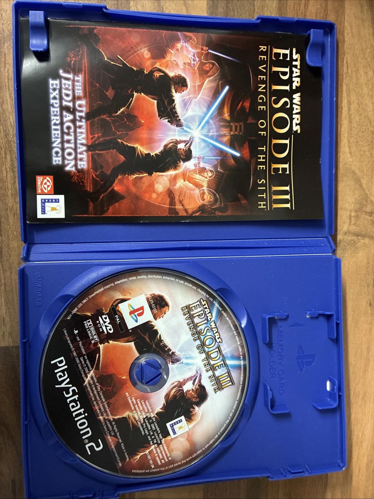 STAR WARS EPISODE III (3): REVENGE OF THE SITH (PLAYSTATION 2 PS2 2005)