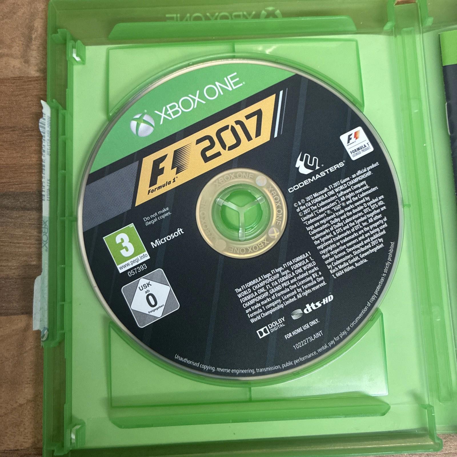 F1 2017 - Xbox One/ Series X Game, Tested, PAL, Manual Incl