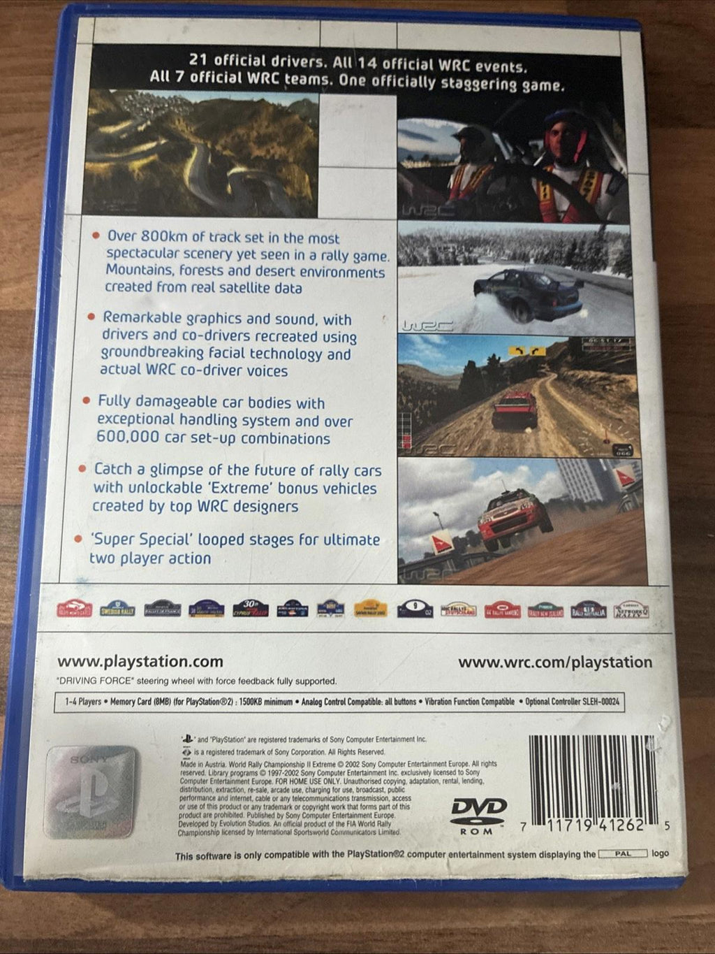 WRC II Extreme (Sony PlayStation 2, 2002) With Manual VGC