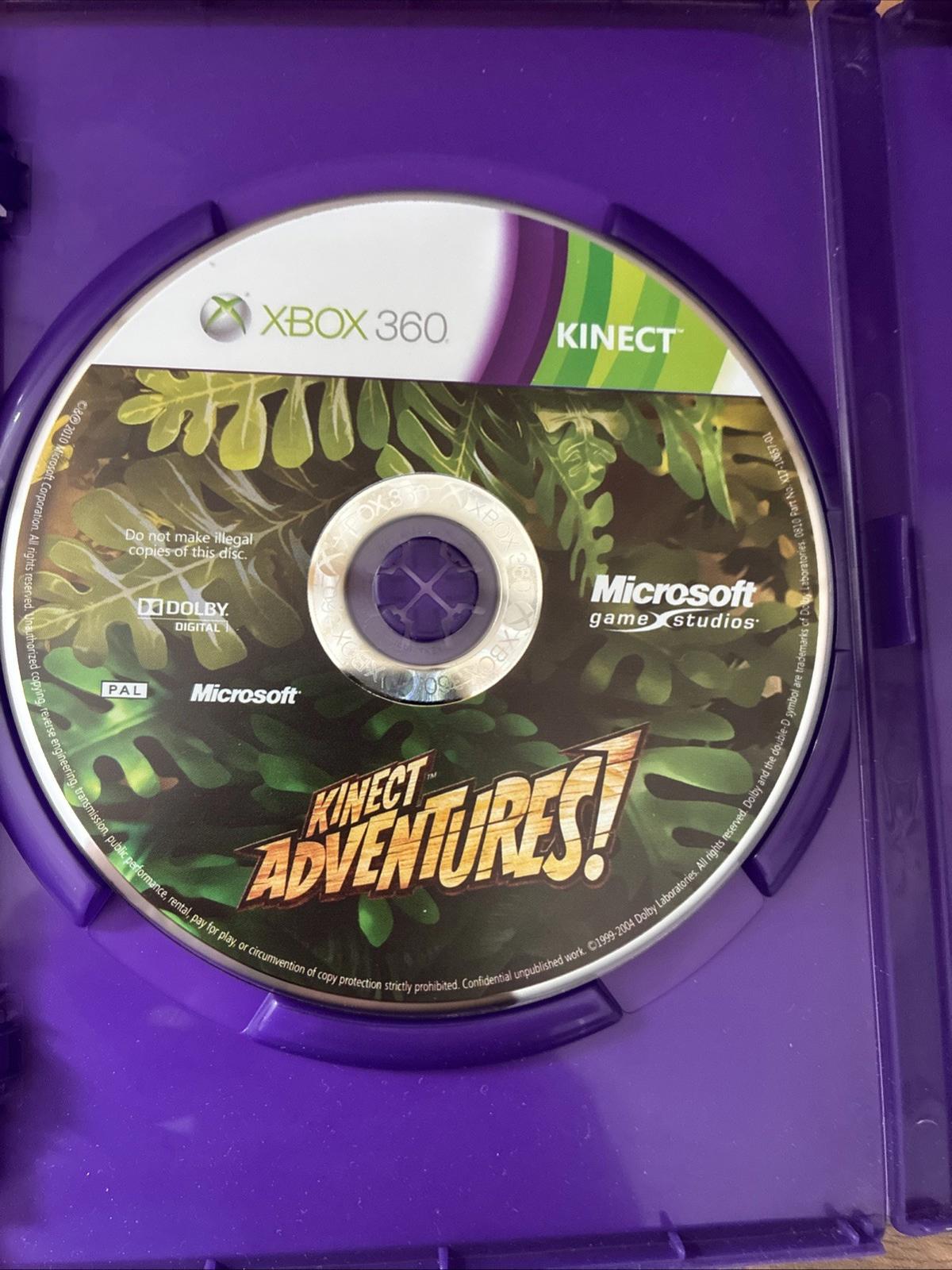 Kinect Adventures Video Games Microsoft Xbox 360 (2010) Mint Condition!