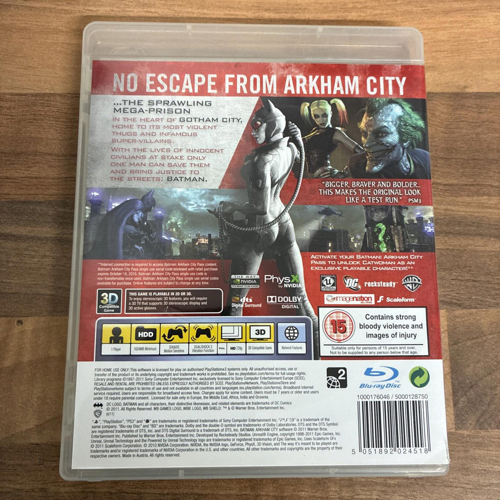 Batman: Arkham City (Sony PlayStation 3, 2011)