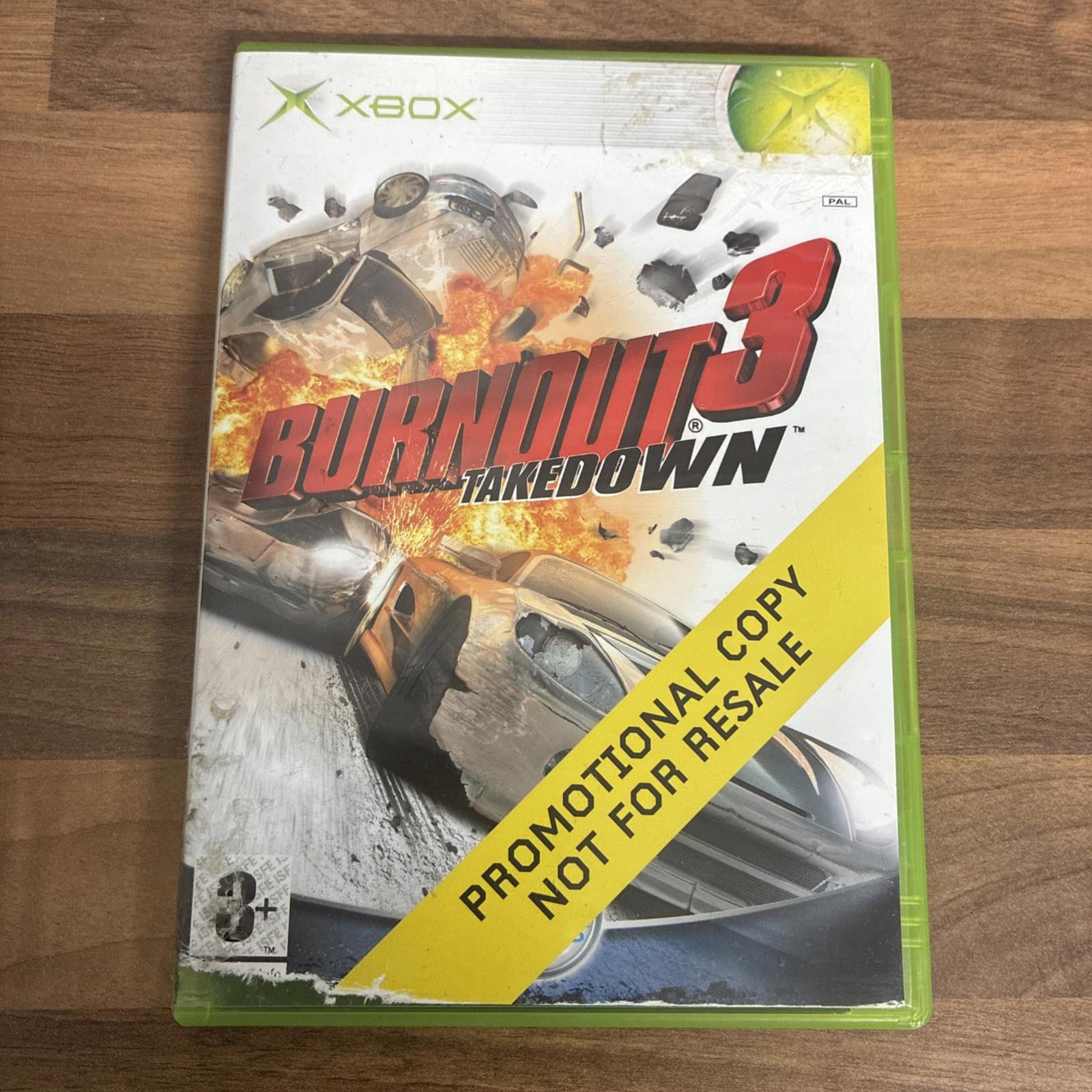 Burnout 3: Takedown - Xbox Original PAL Includes Manual
