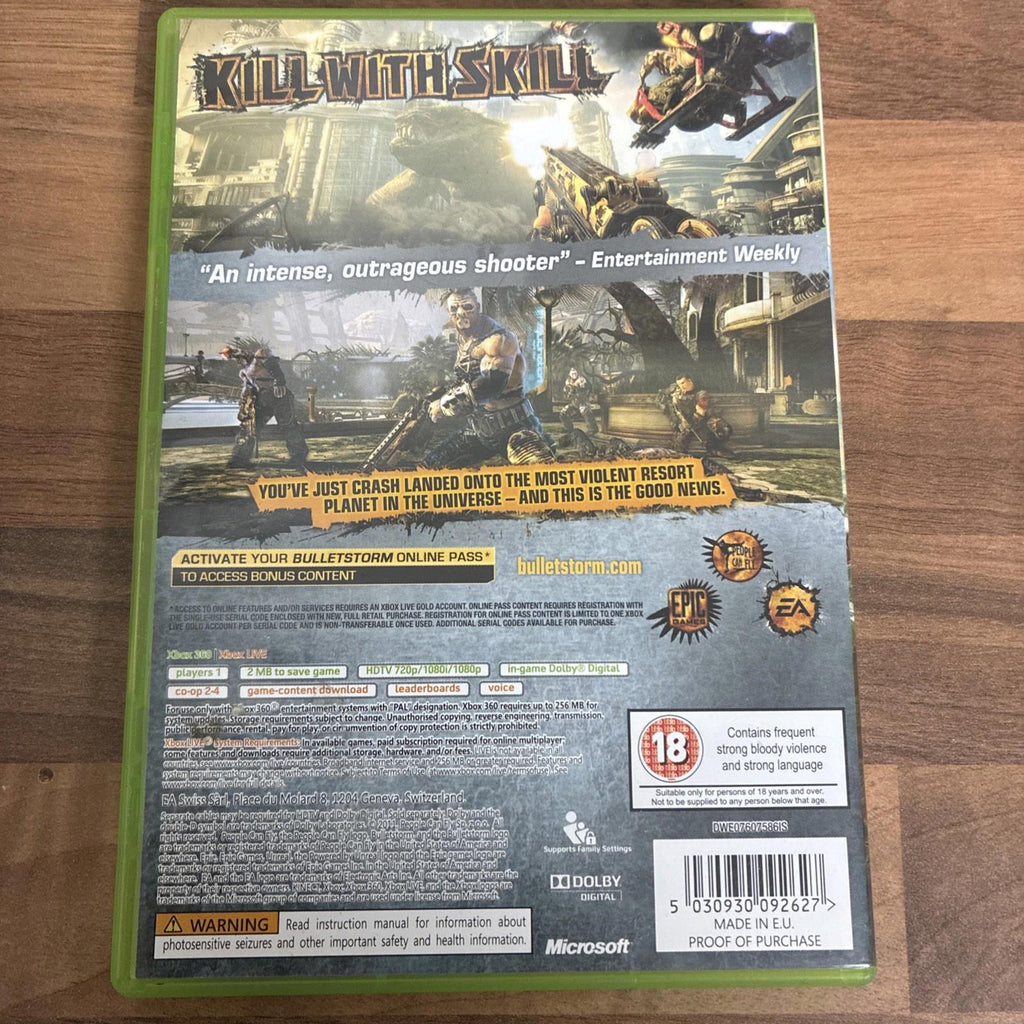 BulletStorm (Microsoft Xbox 360, 2011)