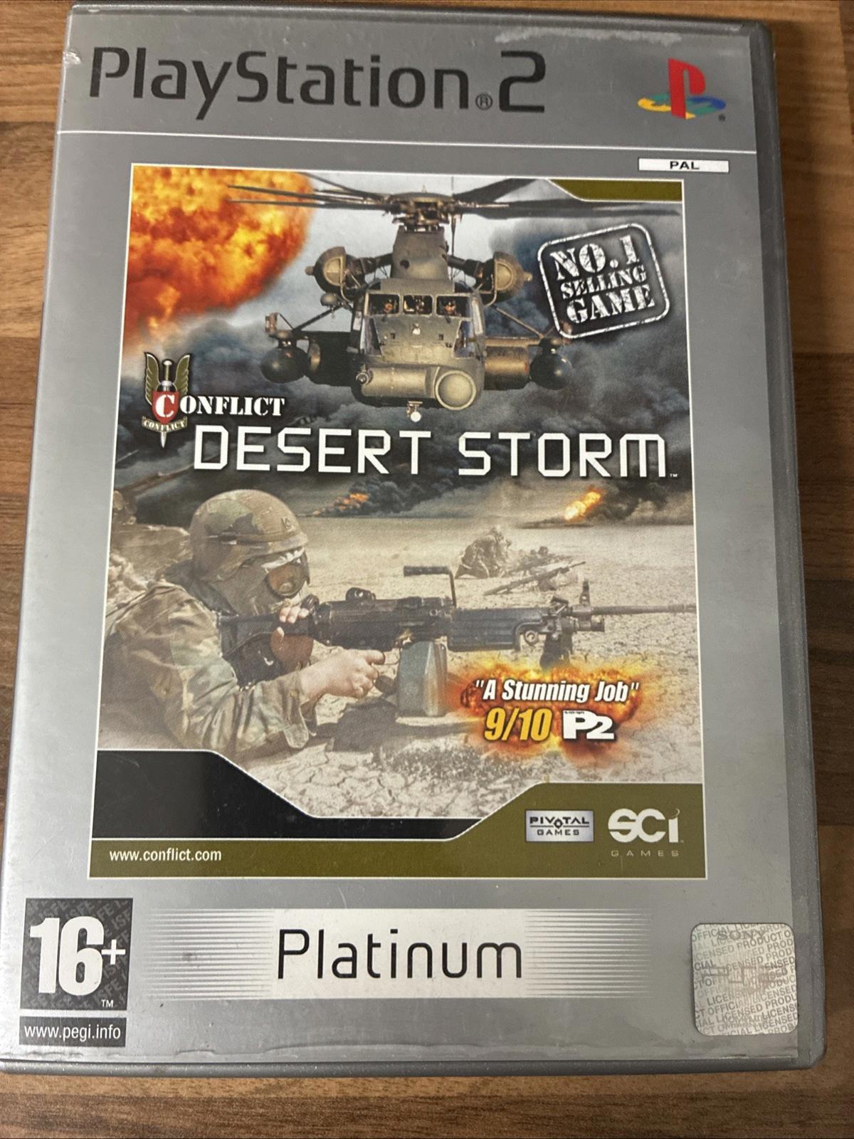 Conflict: Desert Storm PlayStation 2 Platinum Complete & Tested
