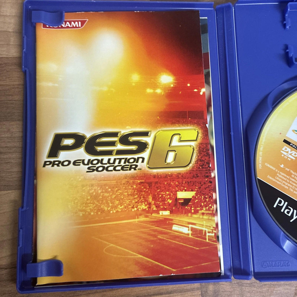 PlayStation 2 Pro Evolution Soccer 6 PES Football Game with Manual mint conditio