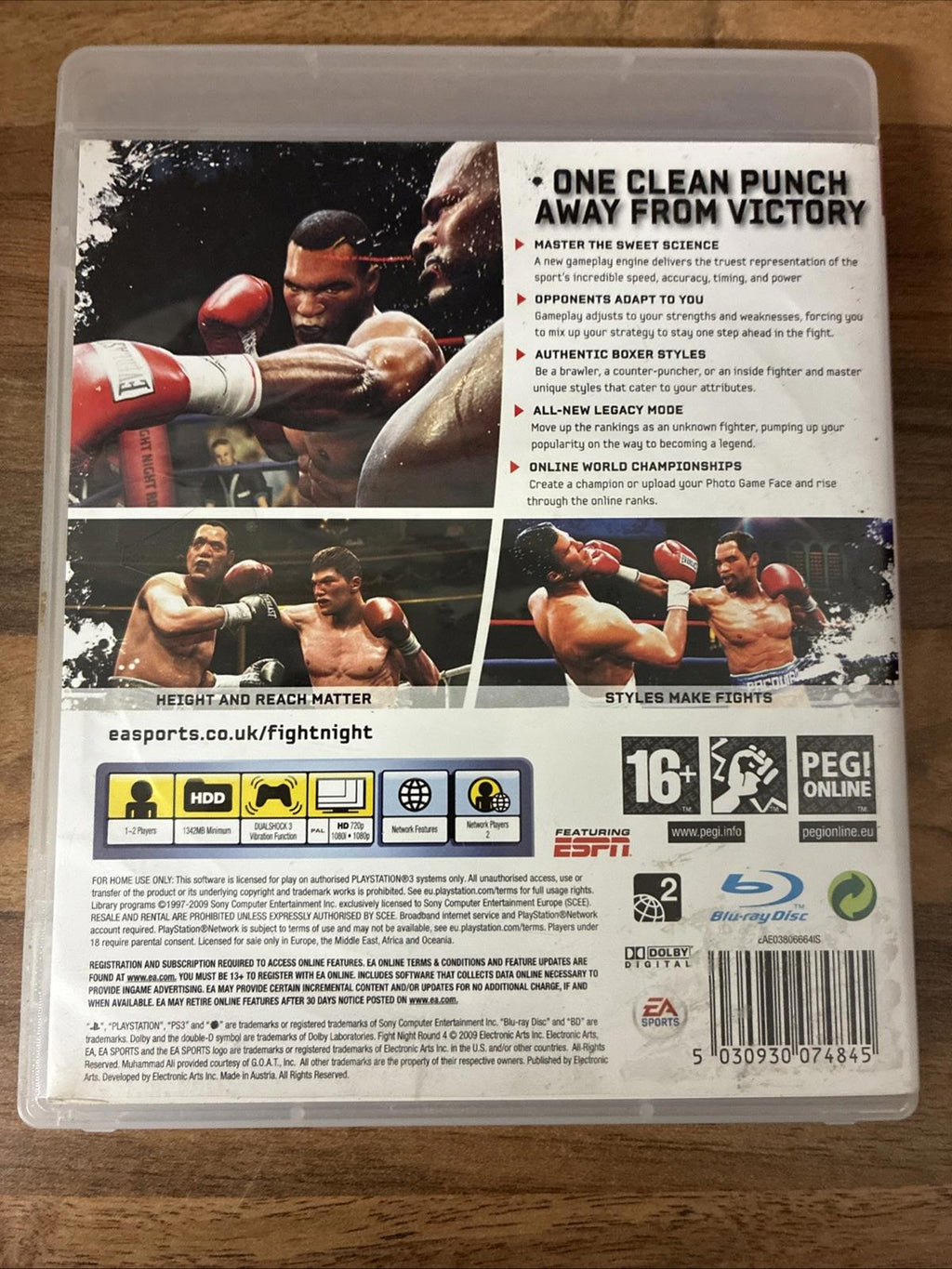 PlayStation 3 : Fight Night Round 4 (PS3) In Very Good Condition With Manual