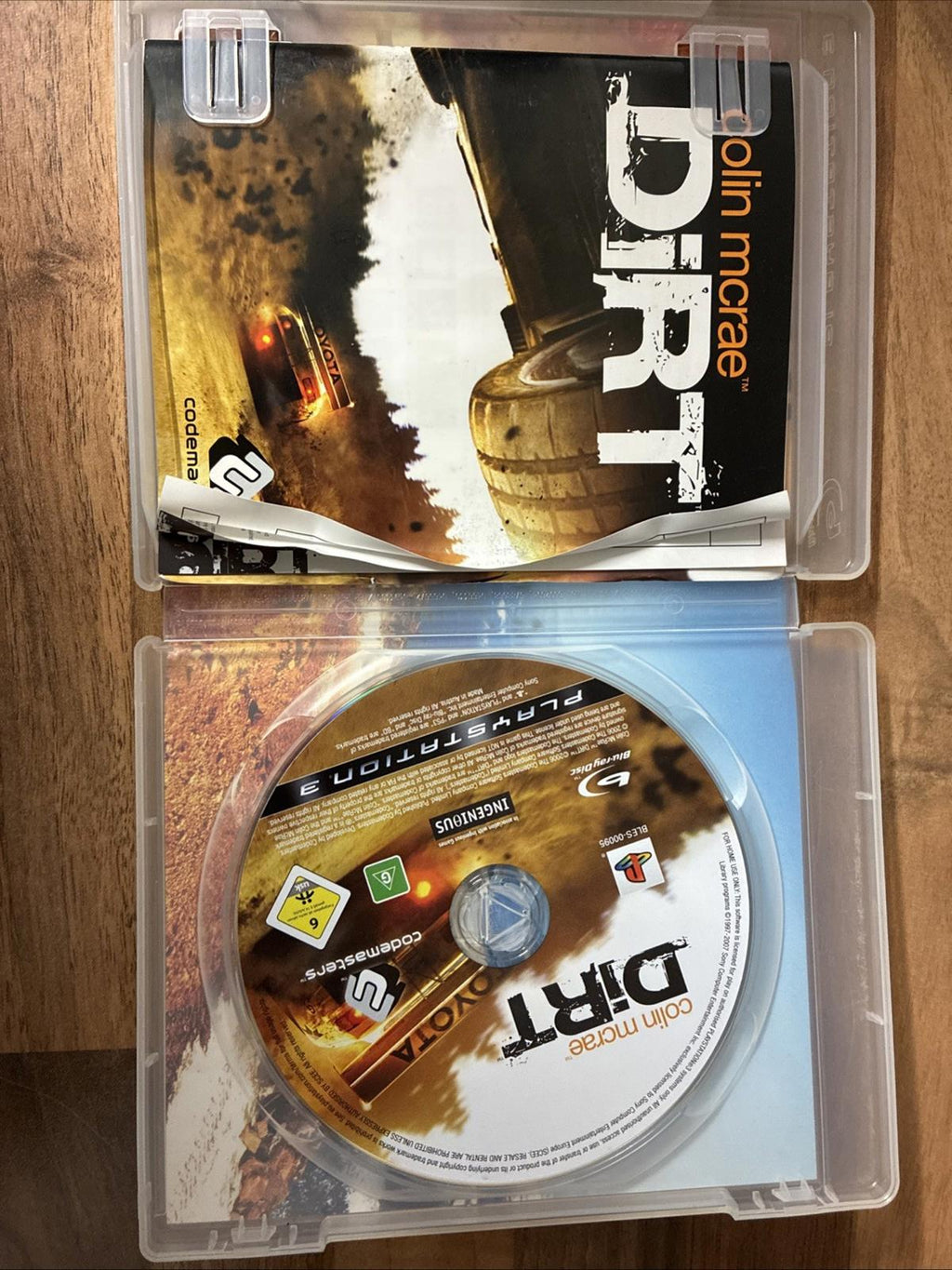 Colin McRae DiRT (Sony PlayStation 3, 2007) Compete With Manual