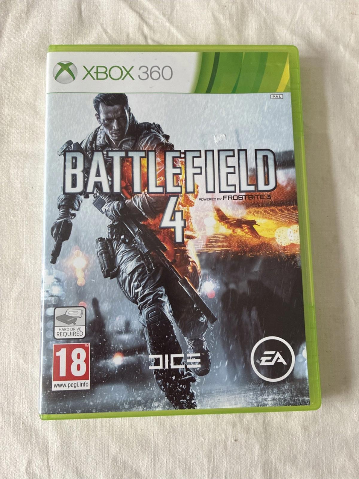 Battlefield 4 (Microsoft Xbox 360, 2013) Complete With Manual
