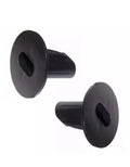 2x Hole Tidy Twin/Shotgun Grommet Cable Entry Cover Bush Feed Black Sky CCTV