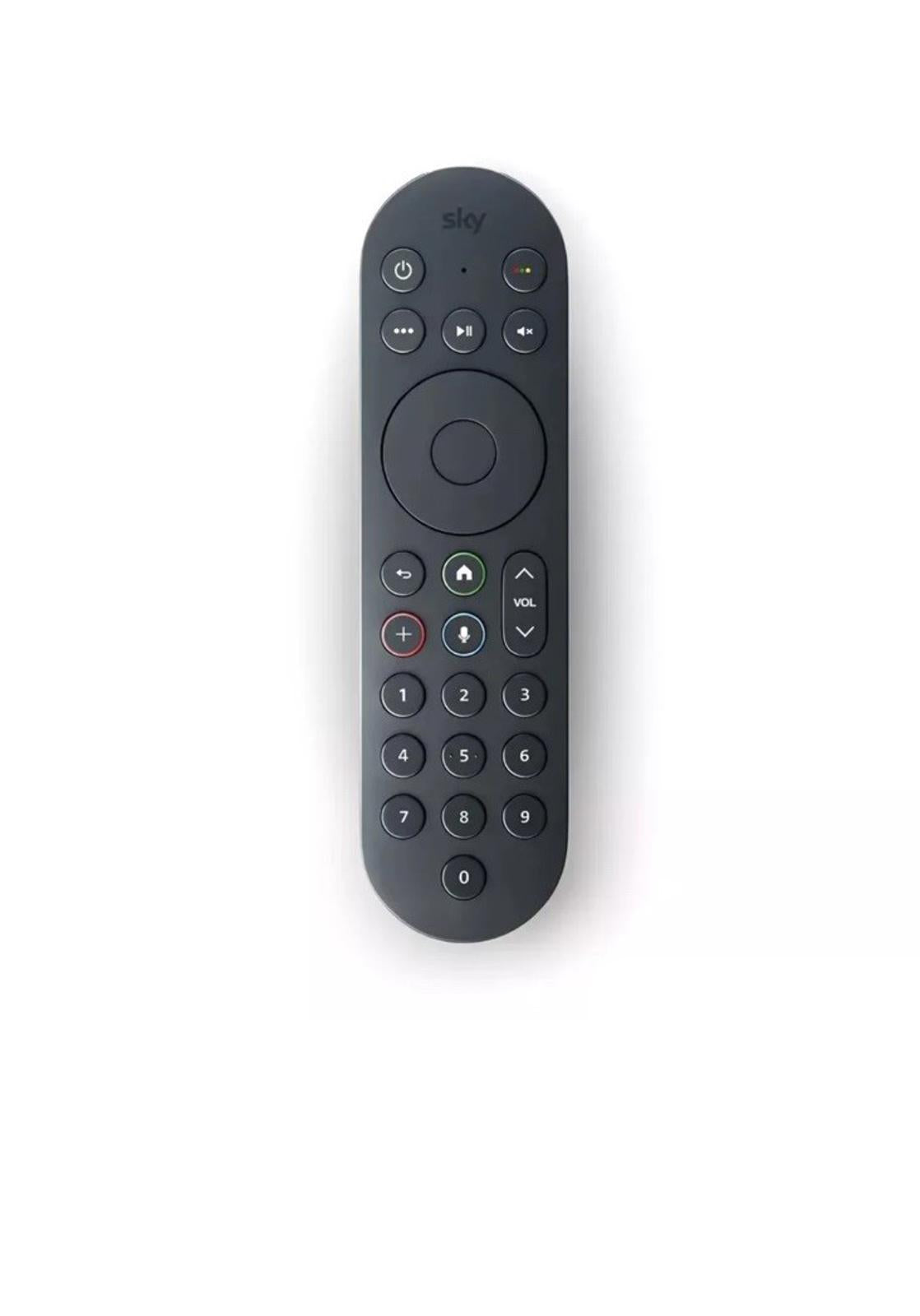 Genuine Sky Glass and Sky Stream TV Remote Control | Anthracite Black | New