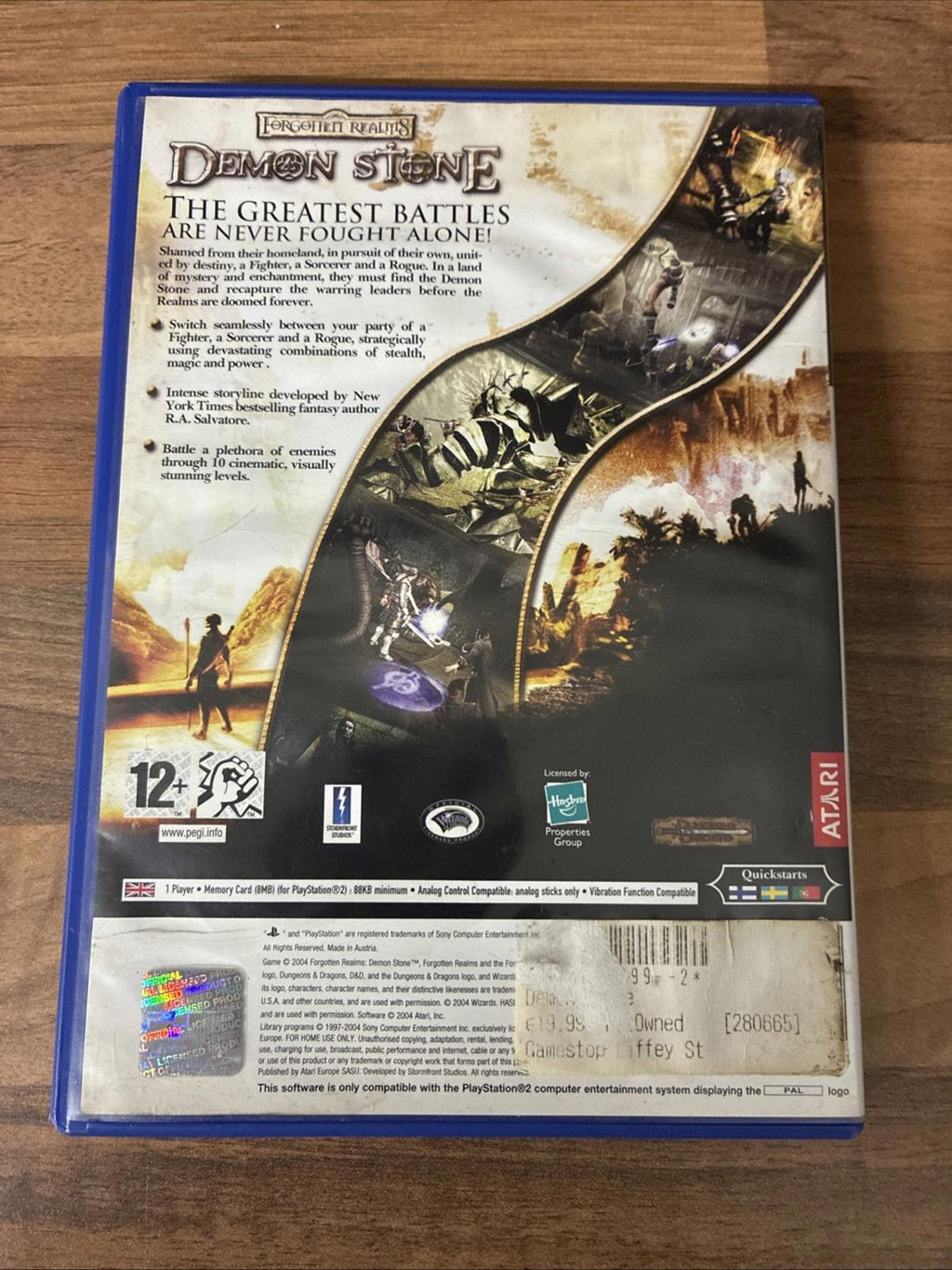 Forgotten Realms: Demon Stone (Sony PlayStation 2, 2004) - European Version