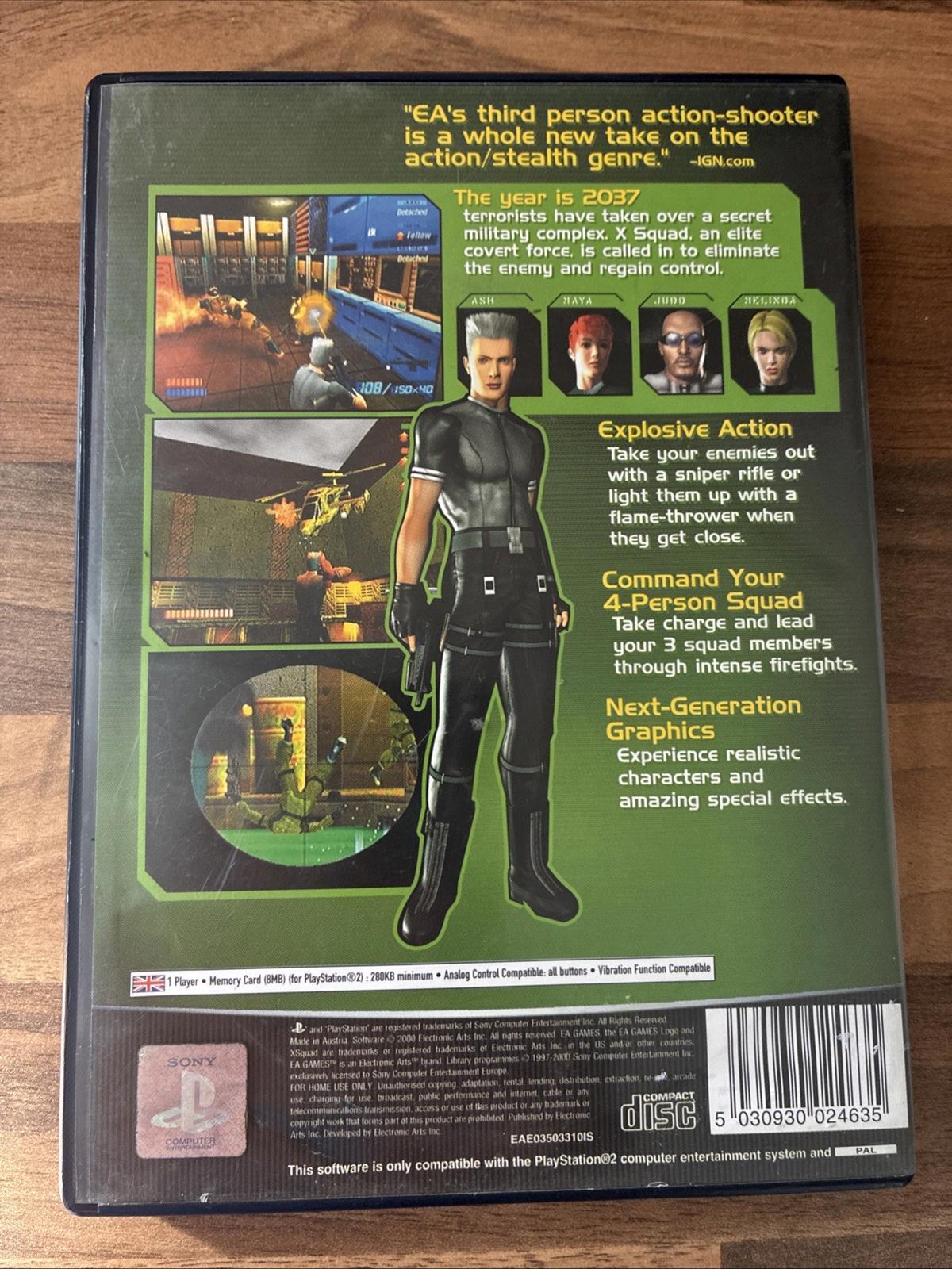 X Squad (Sony PlayStation 2, 2000) - European Version With Manual