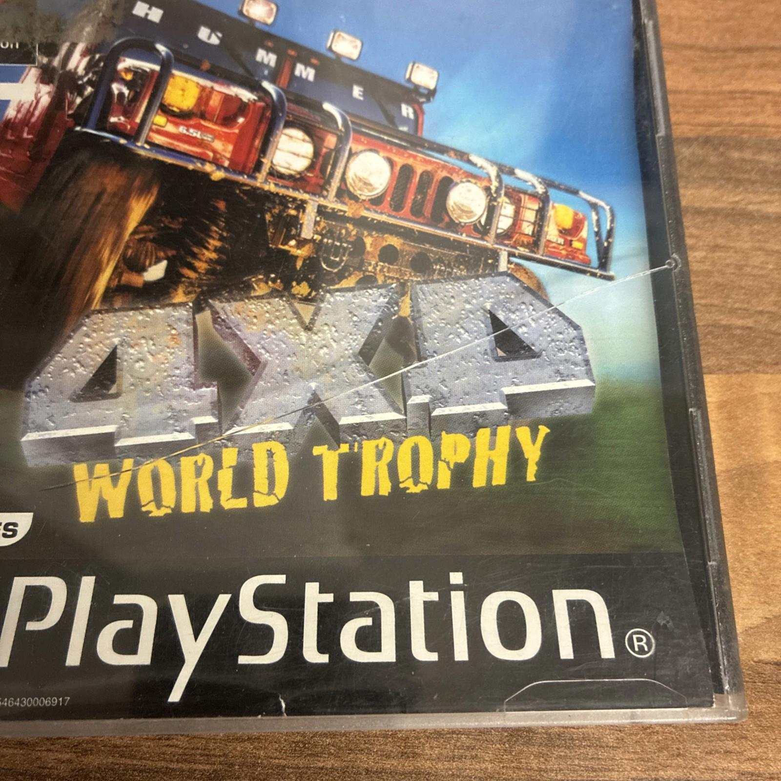 4x4 World Trophy Sony PlayStation 1 (PS1) Complete no  Manual (PAL)