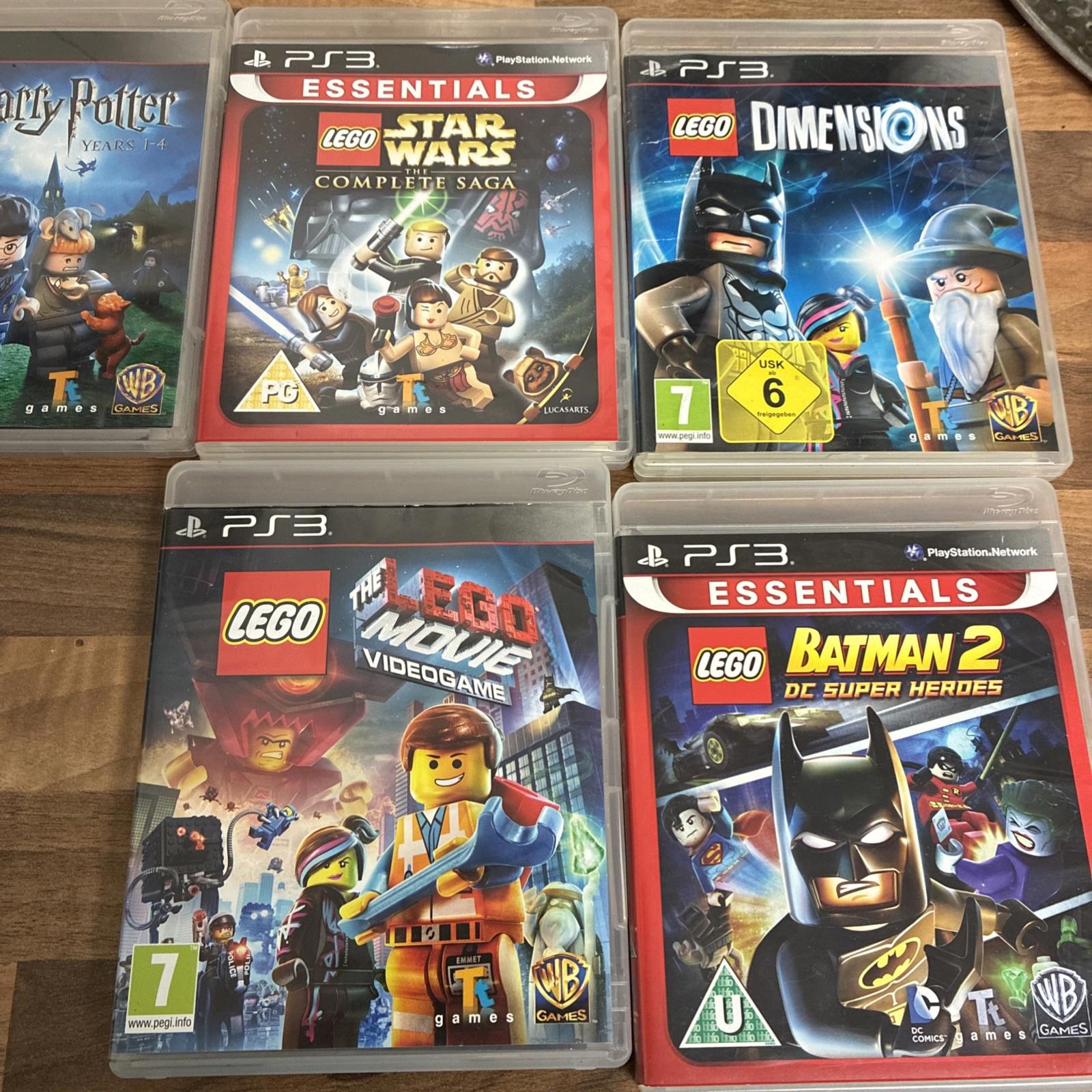 Lego Games -- Bundle of 7 Job Lot -- Sony Playstation 3 PS3 -- UK Seller --
