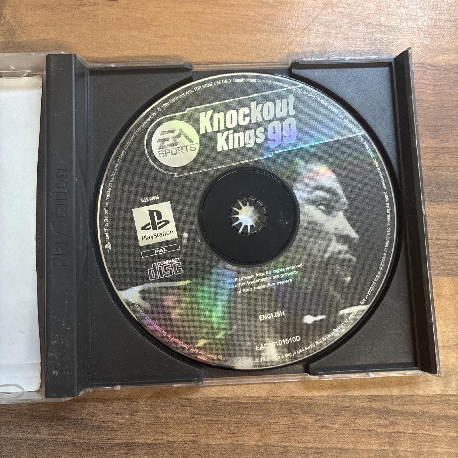 PlayStation : Knockout Kings 99 PlayStation 1 Game no manual includes front GC