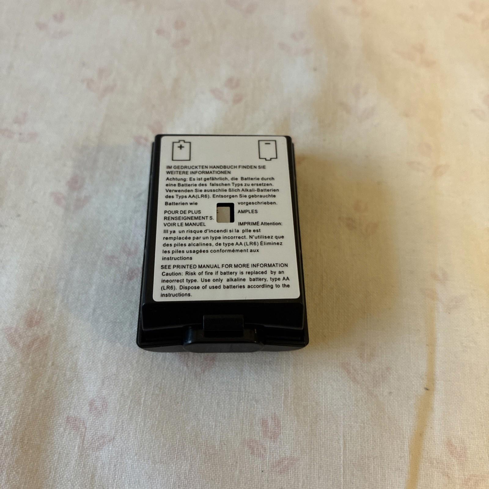 Black Xbox 360 Controller Battery Pack Rear Battery Cover Brand New Item