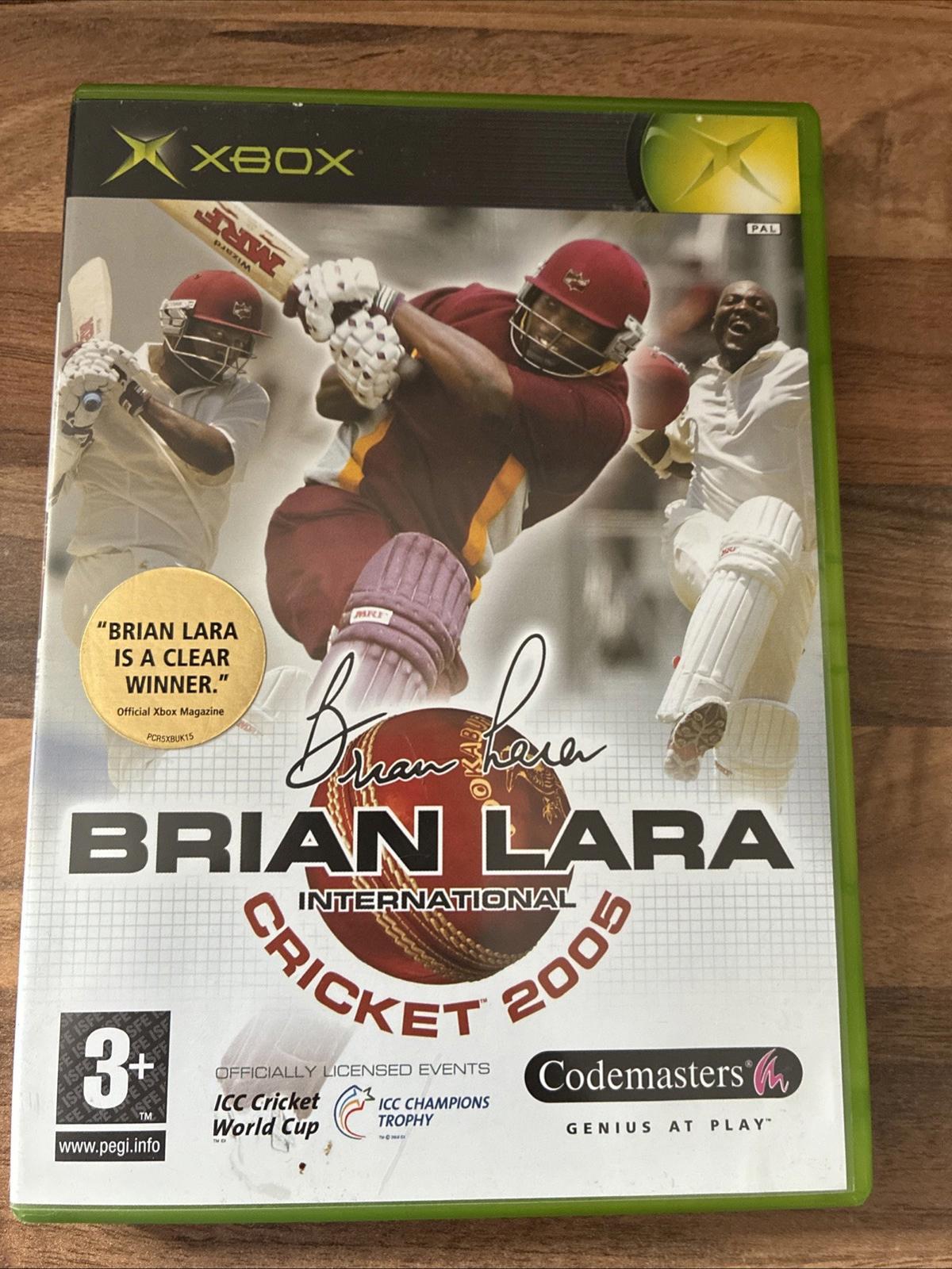 Xbox : Brian Lara International Cricket 2005 (X VideoGames Fast and FREE P & P