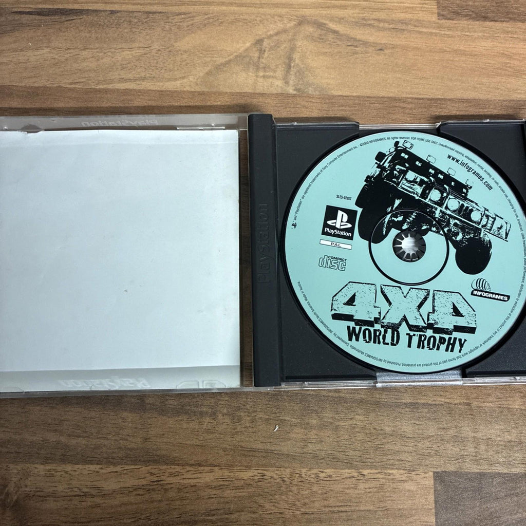 4x4 World Trophy Sony PlayStation 1 (PS1) Complete no  Manual (PAL)