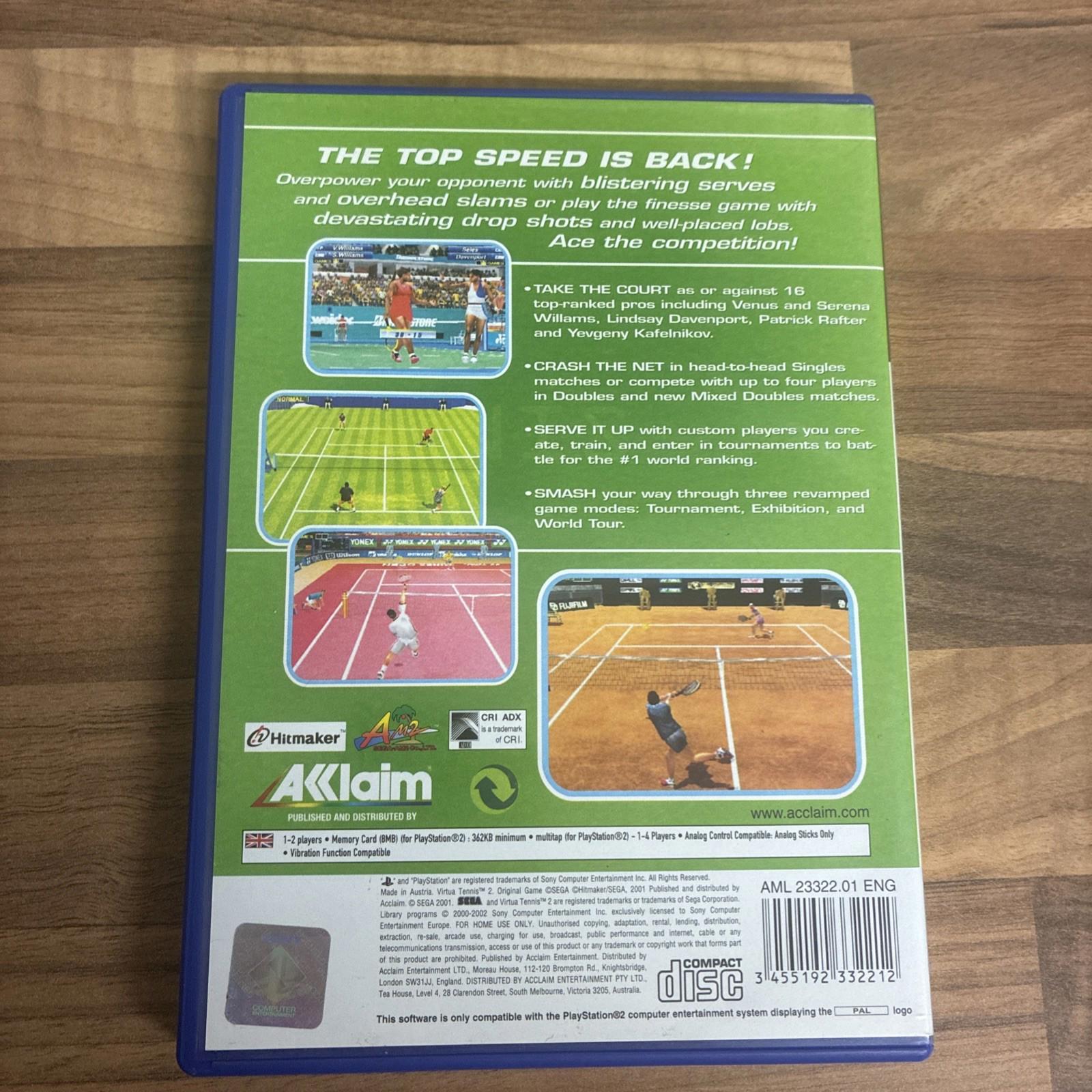 Virtua Tennis 2 (Sony PlayStation 2, 2002)
