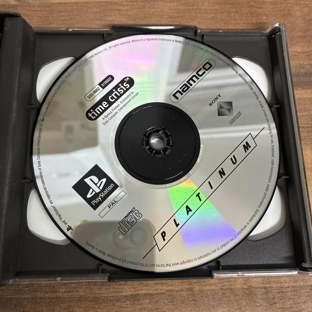 Time Crisis - Sony PlayStation 1, 1995, PS1,  Complete with Manual MINT!!