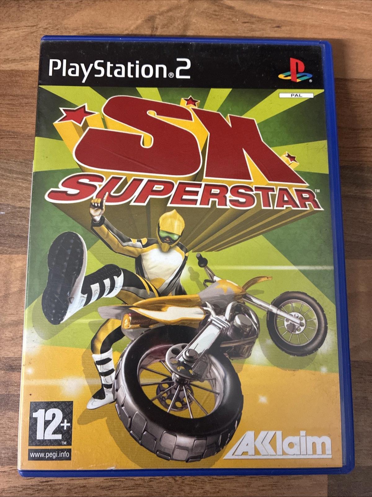 Sony Playstation 2 PS2 PAL Game - SX Superstar, Disc, Box, And Book
