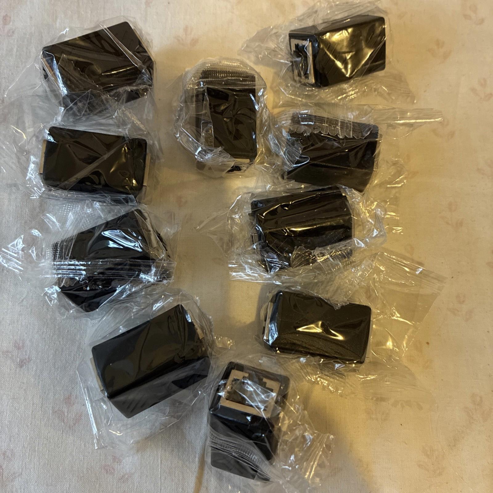 RJ45 Extender Coupler Cat6 Cat5e Ethernet Network Cable Adapter Joiner 10 Pack