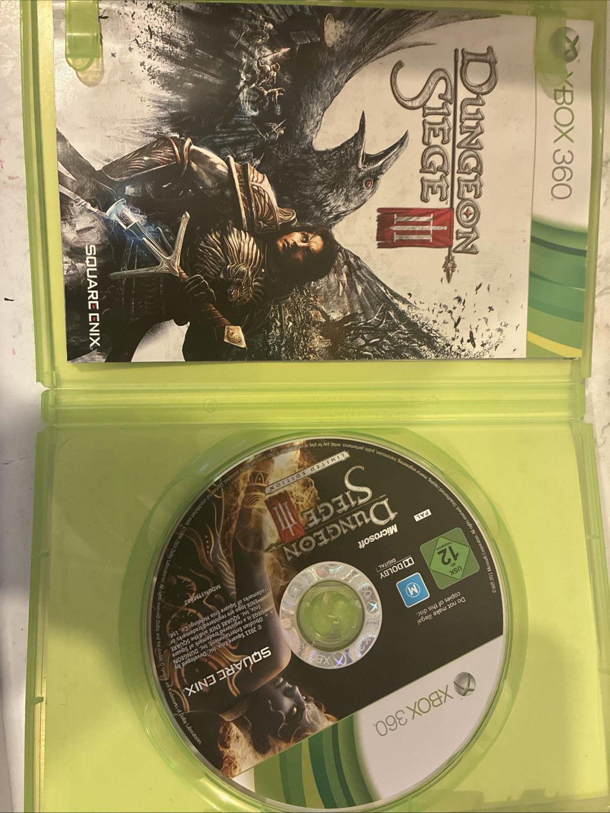 Xbox 360 Dungeon Siege III Microsoft  PAL In Excellent Condition Includes Manual