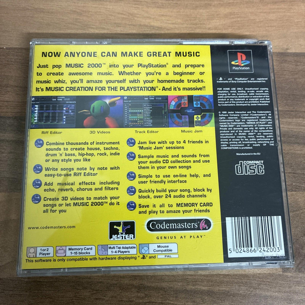 Music 2000 PS1 Complete