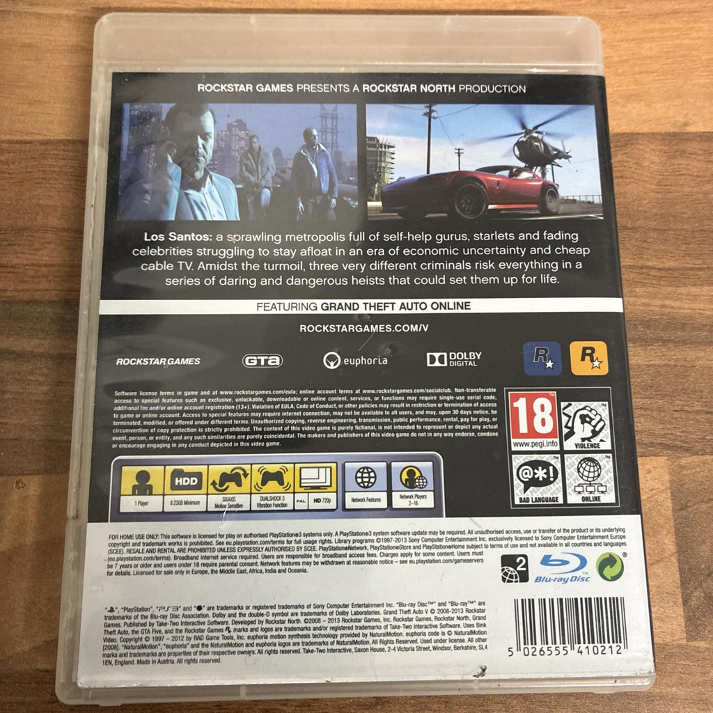 Grand Theft Auto V - Special Edition (Sony PlayStation 3, 2013)