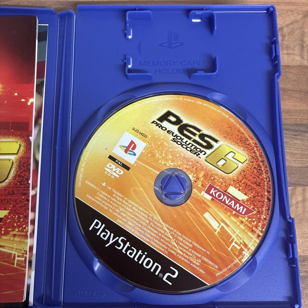 PlayStation 2 Pro Evolution Soccer 6 PES Football Game with Manual mint conditio