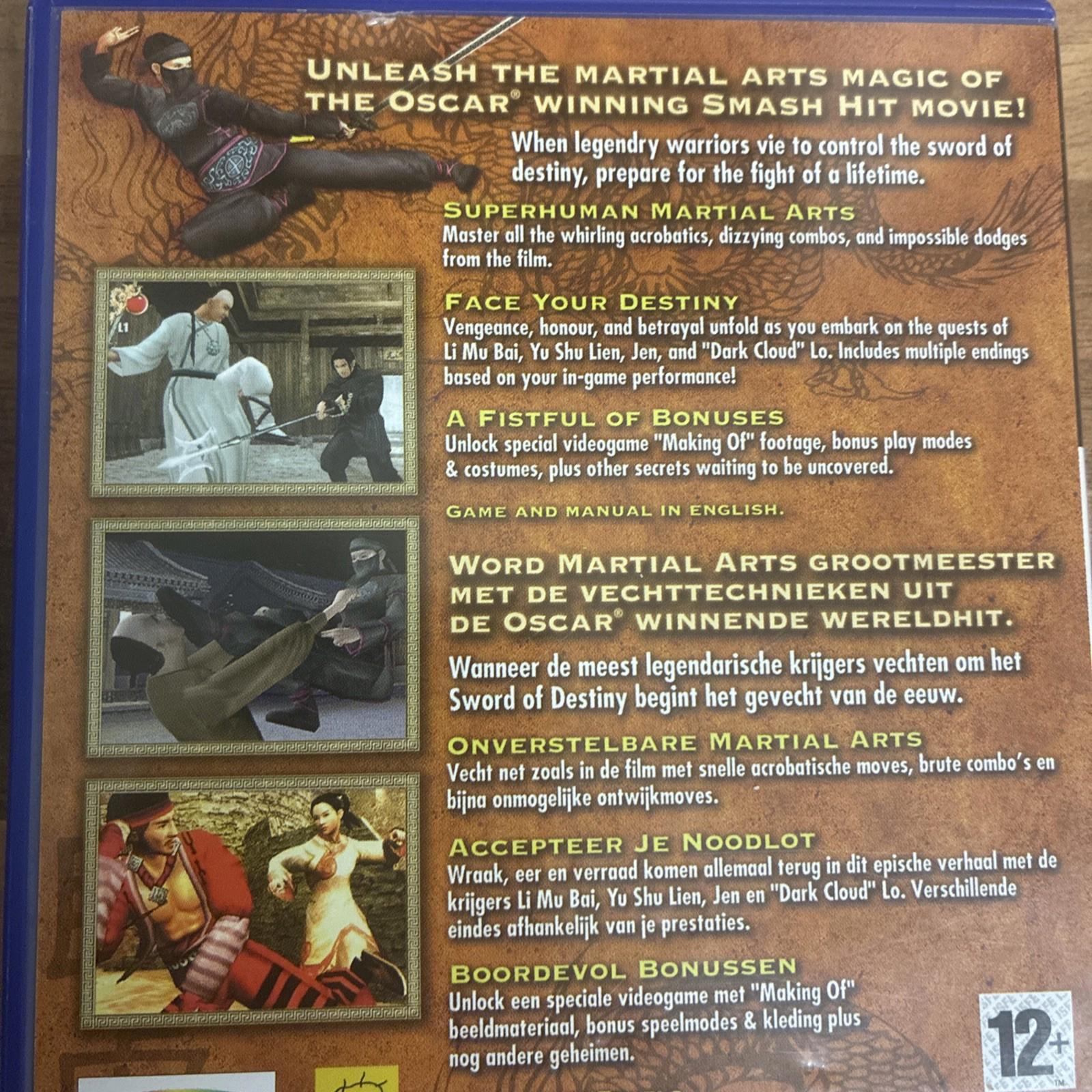 Crouching Tiger, Hidden Dragon PlayStation 2 PS2 Complete With Manual VGC