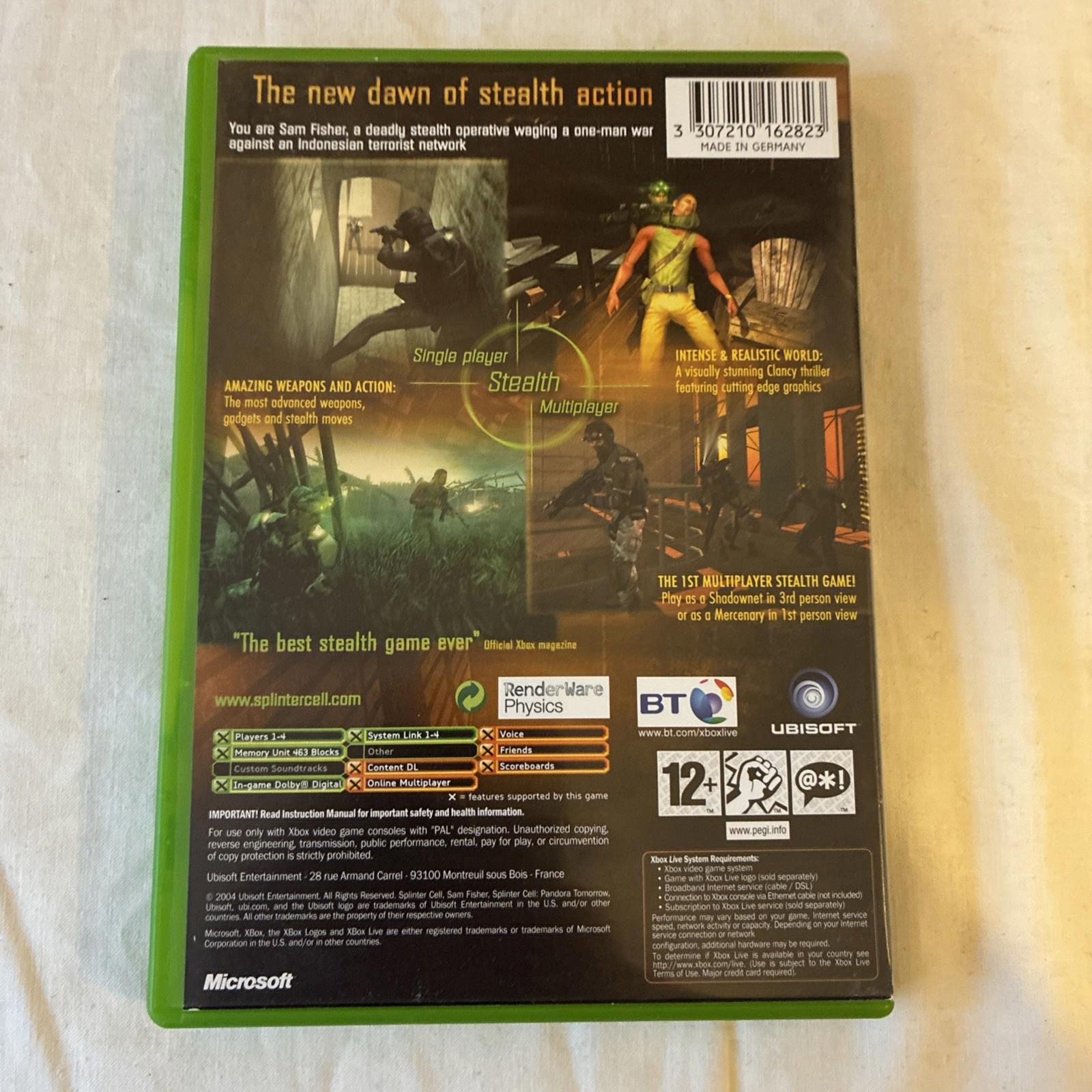 Splinter Cell: Pandora Tomorrow (Microsoft Xbox, 2004)