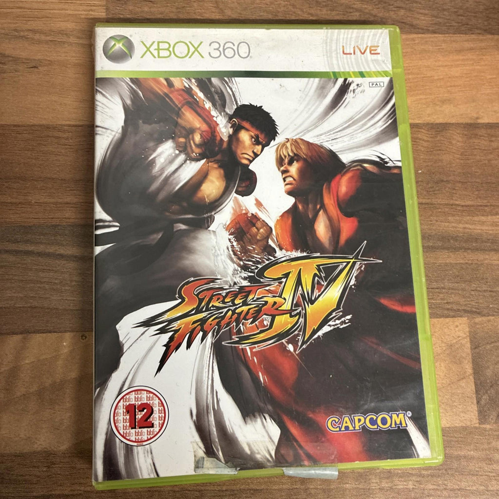 Near Mint Street Fighter IV Xbox 360 Classic Fighting Action very good condition