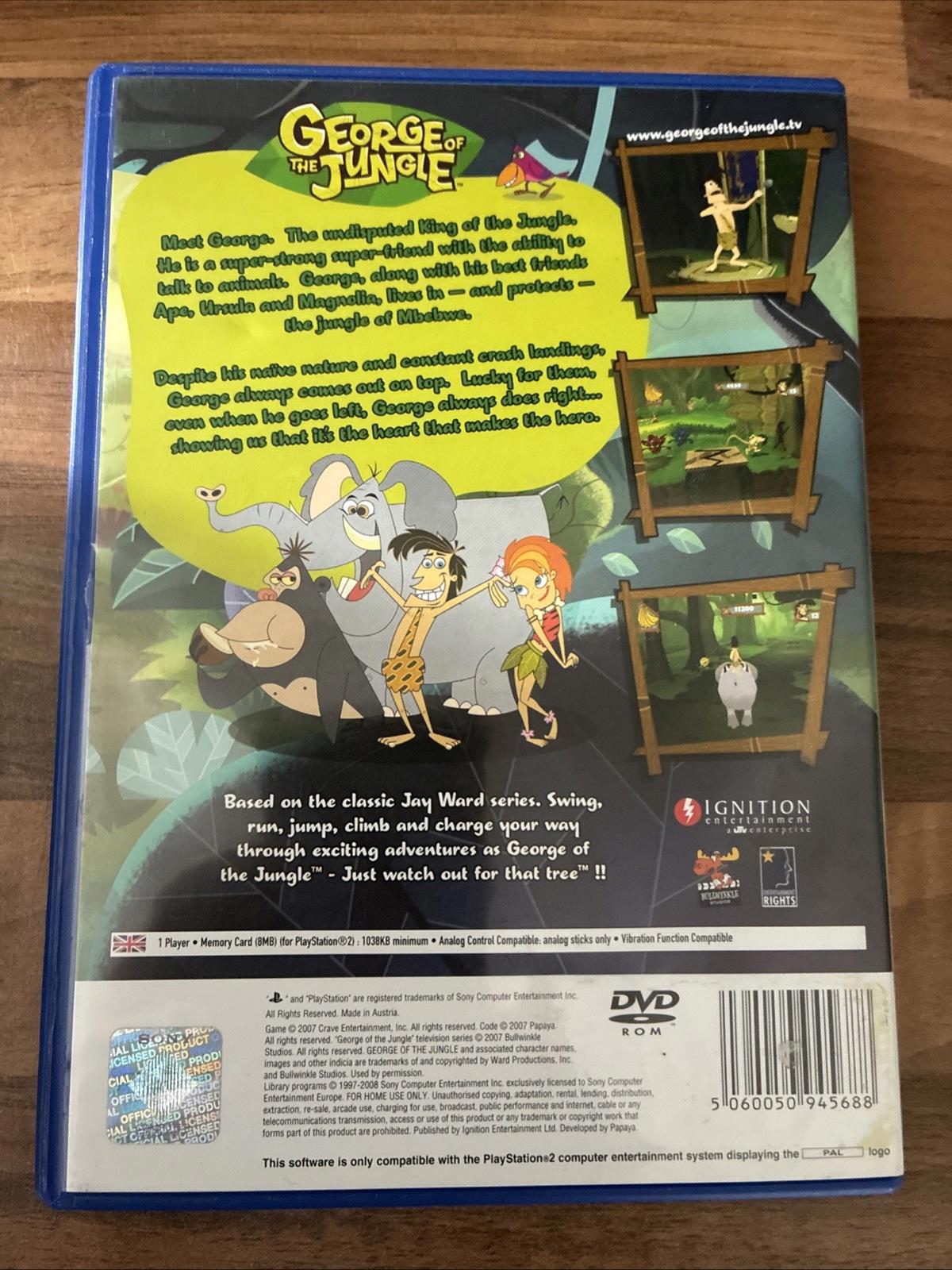 GEORGE OF THE JUNGLE PlayStation 2 PS2 game with manual Complete