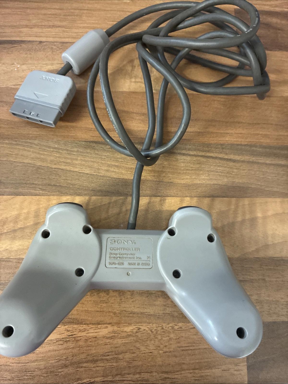 PS1 Controller Official Grey SCPH-1080 Genuine Tested Game Pad Sony Playstation