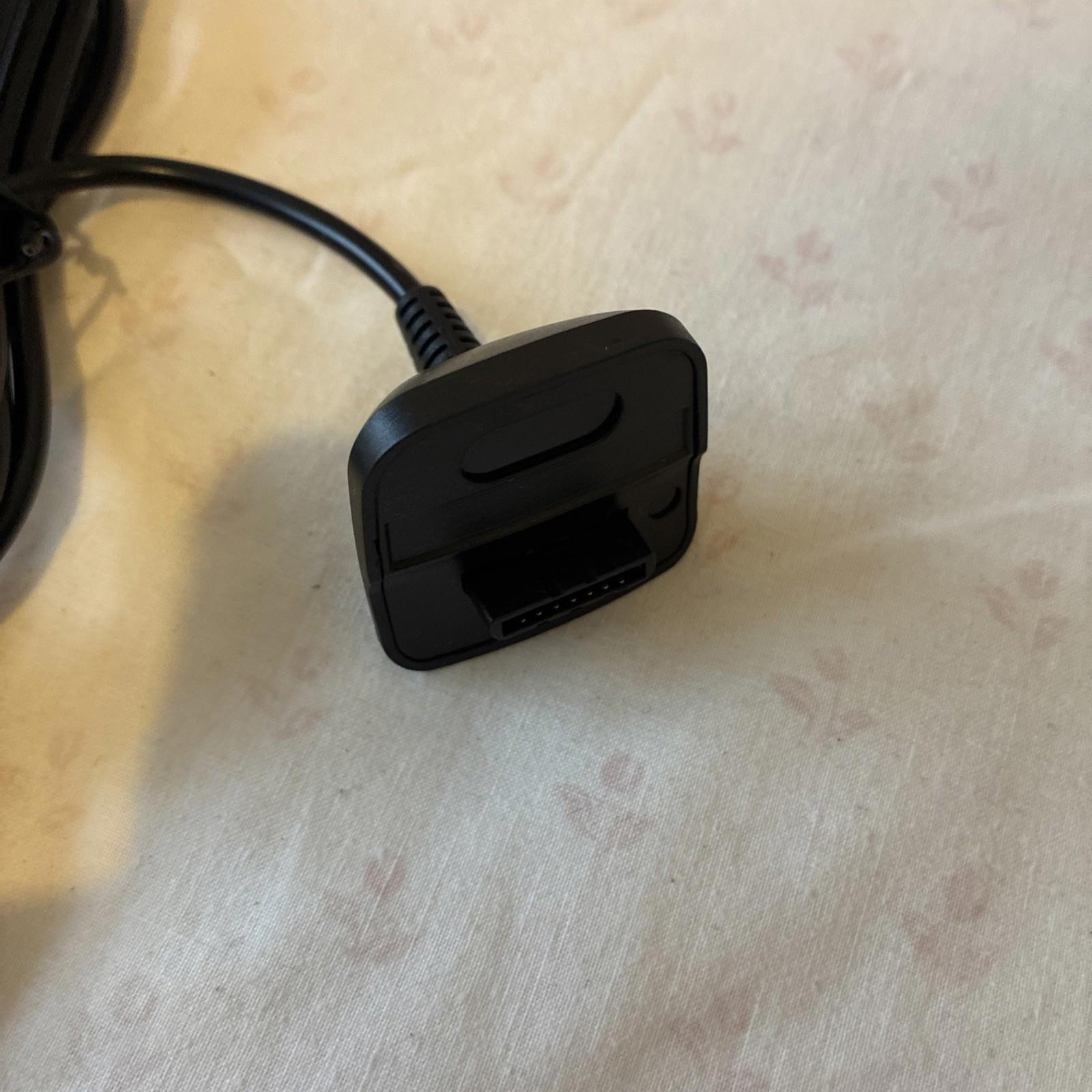 USB Charger Cable for Microsoft Xbox 360 Wireless Gamepad Controller 1.5m Black