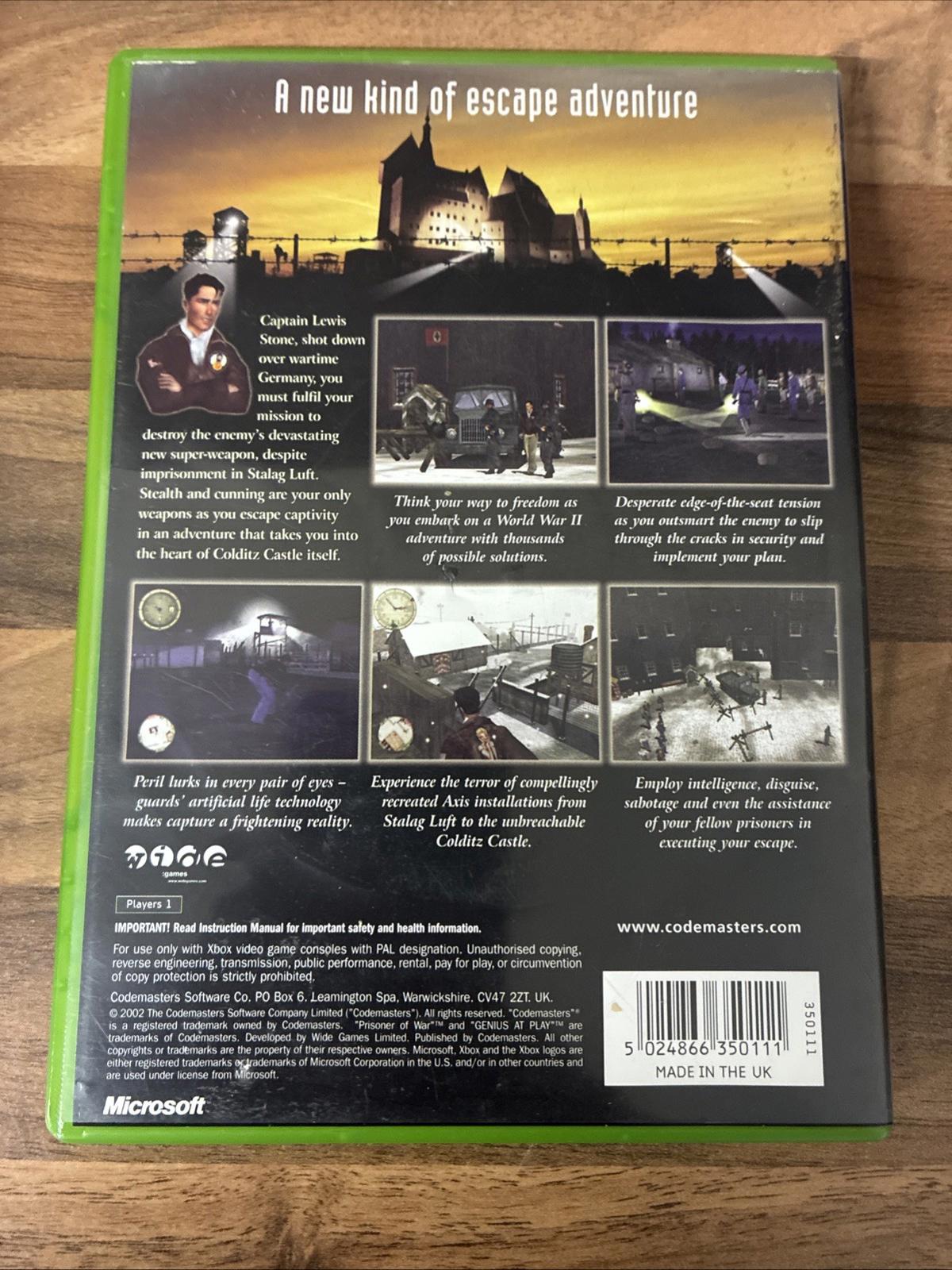 Prisoner of War (Xbox 2002) Video Game