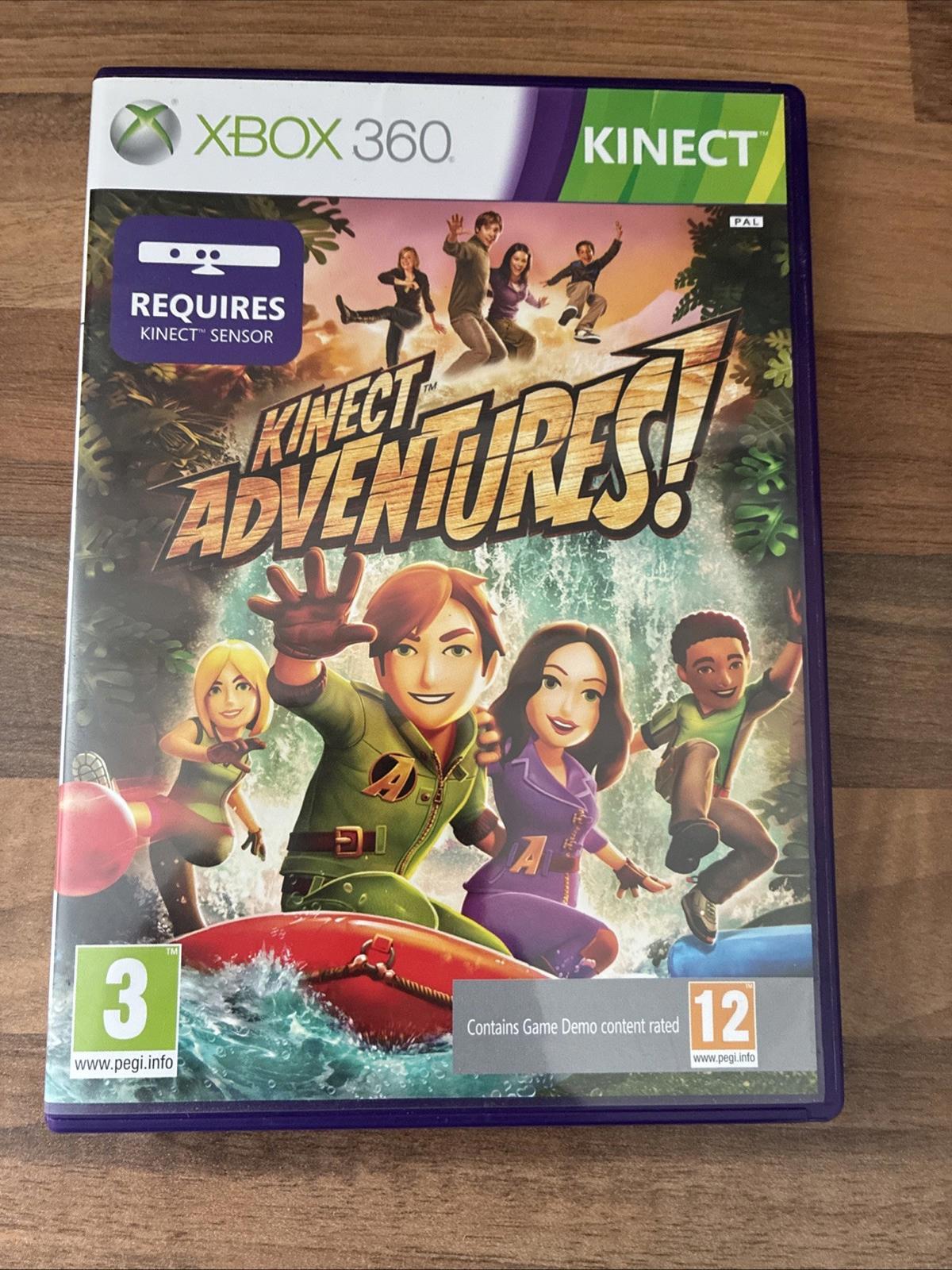 Kinect Adventures Video Games Microsoft Xbox 360 (2010) Mint Condition!
