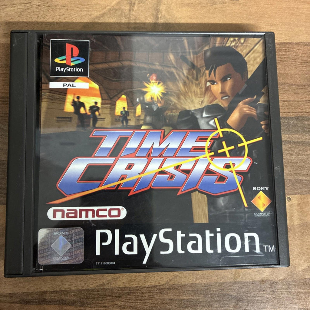 Time Crisis - Sony PlayStation 1, 1995, PS1,  Complete with Manual MINT!!