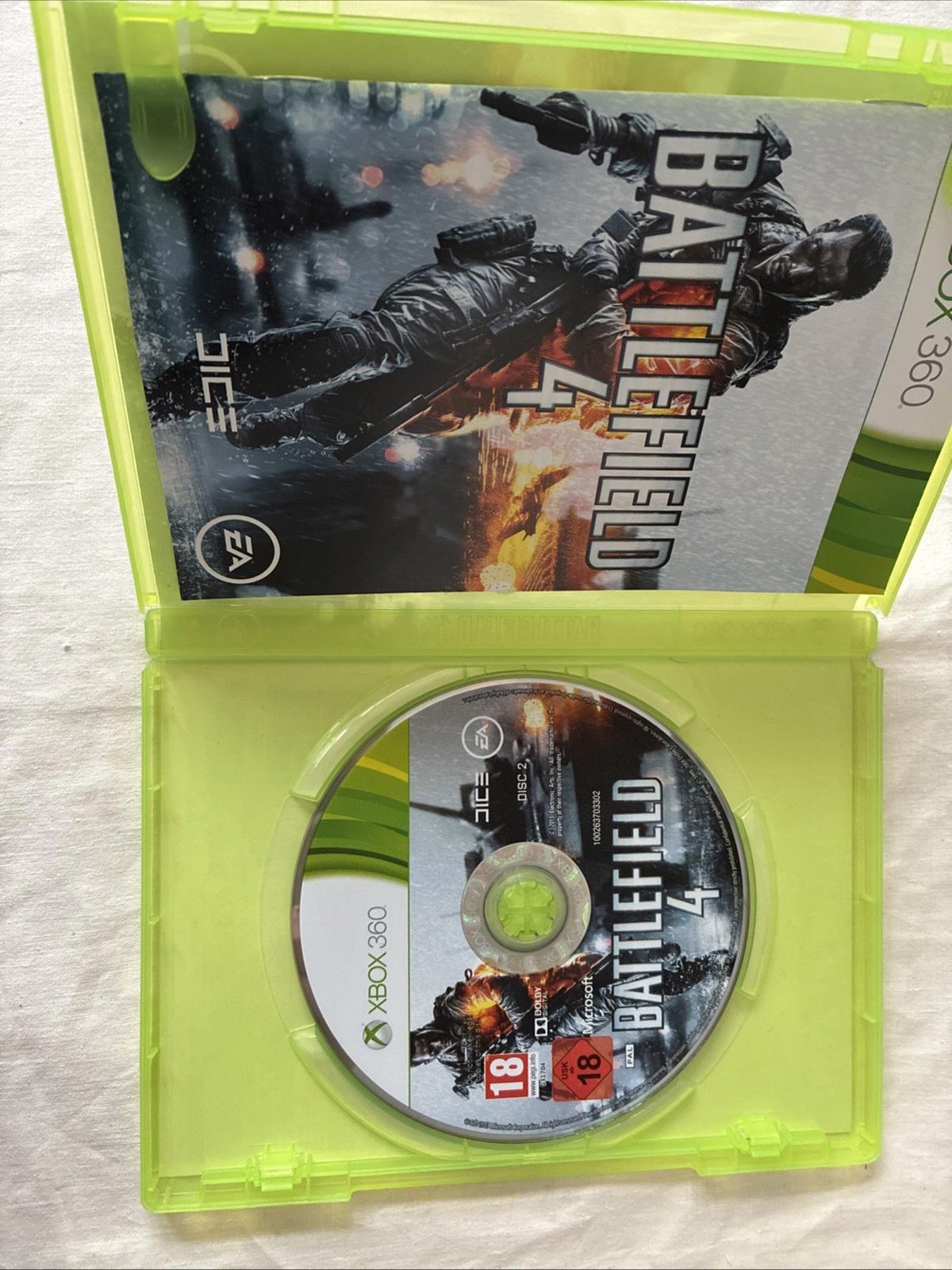 Battlefield 4 (Microsoft Xbox 360, 2013) Complete With Manual